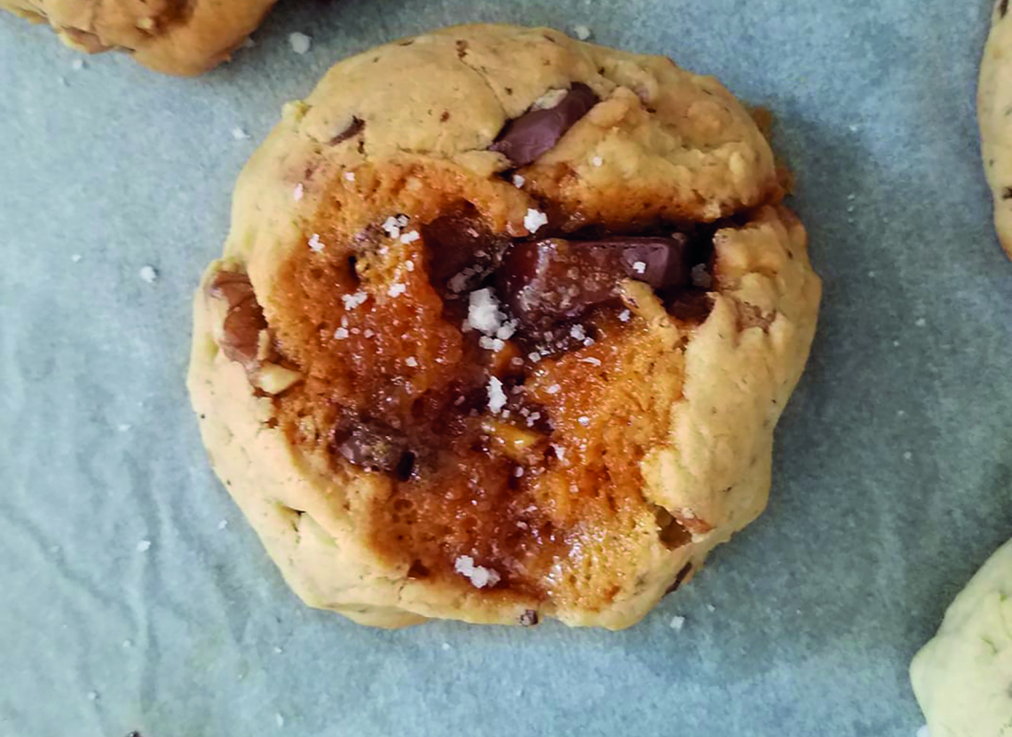 Cookies Chocolat Noix, Coeur Coulant Caramel Salé | Campagne De France